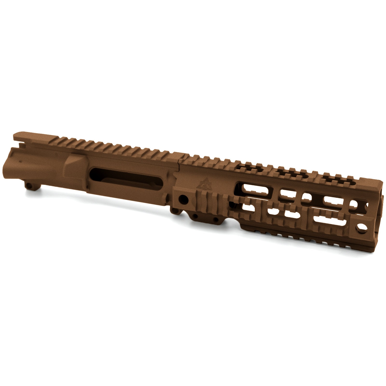 Unknown AT3(TM) Forged AR-15 Upper Receiver and Pro Quad Rail Combo - Burnt Bronze, 7 Inch (Color: Burnt Bronze, Length: 7 Inch)