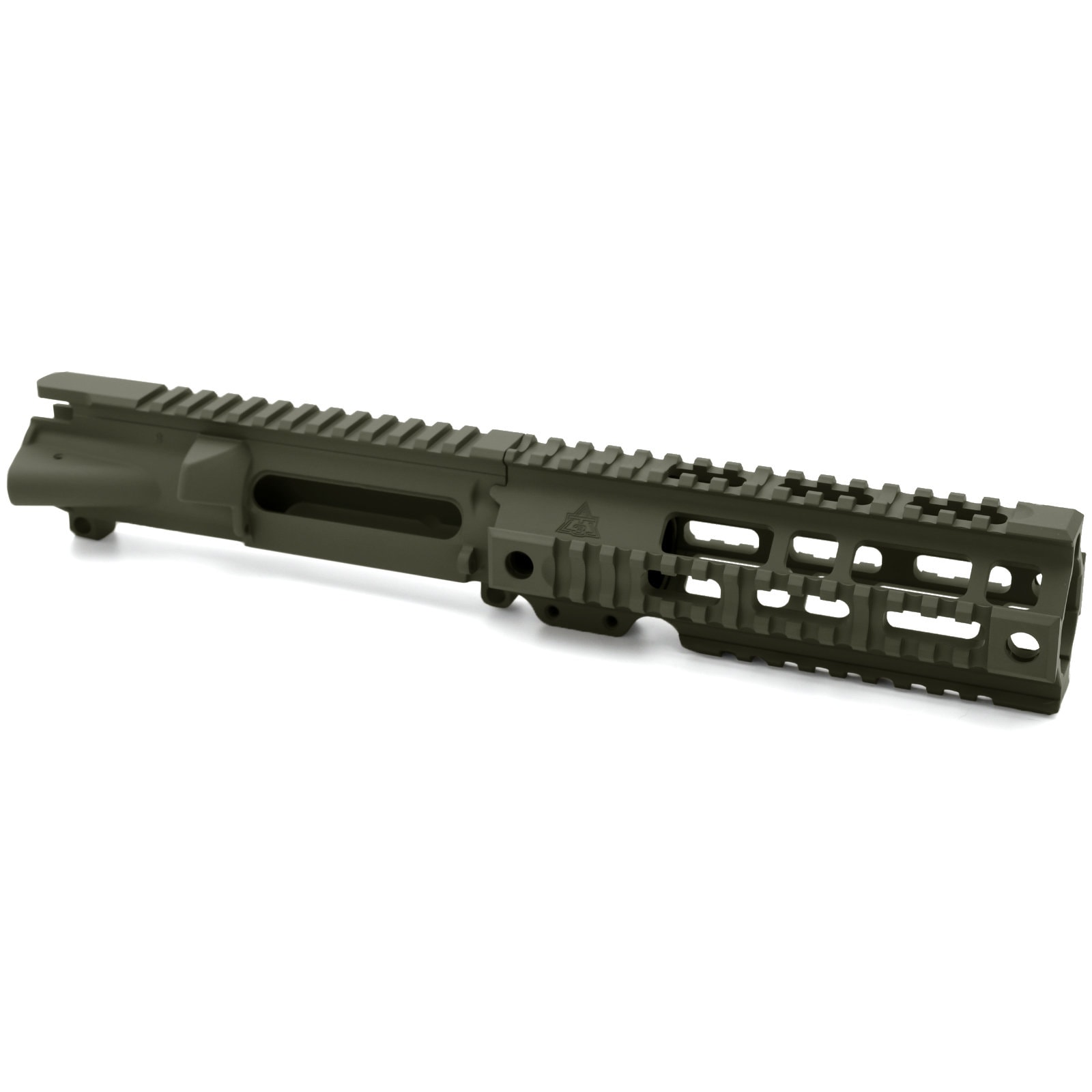 Unknown AT3(TM) Forged AR-15 Upper Receiver and Pro Quad Rail Combo - OD Green, 7 Inch (Color: OD Green, Length: 7 Inch)