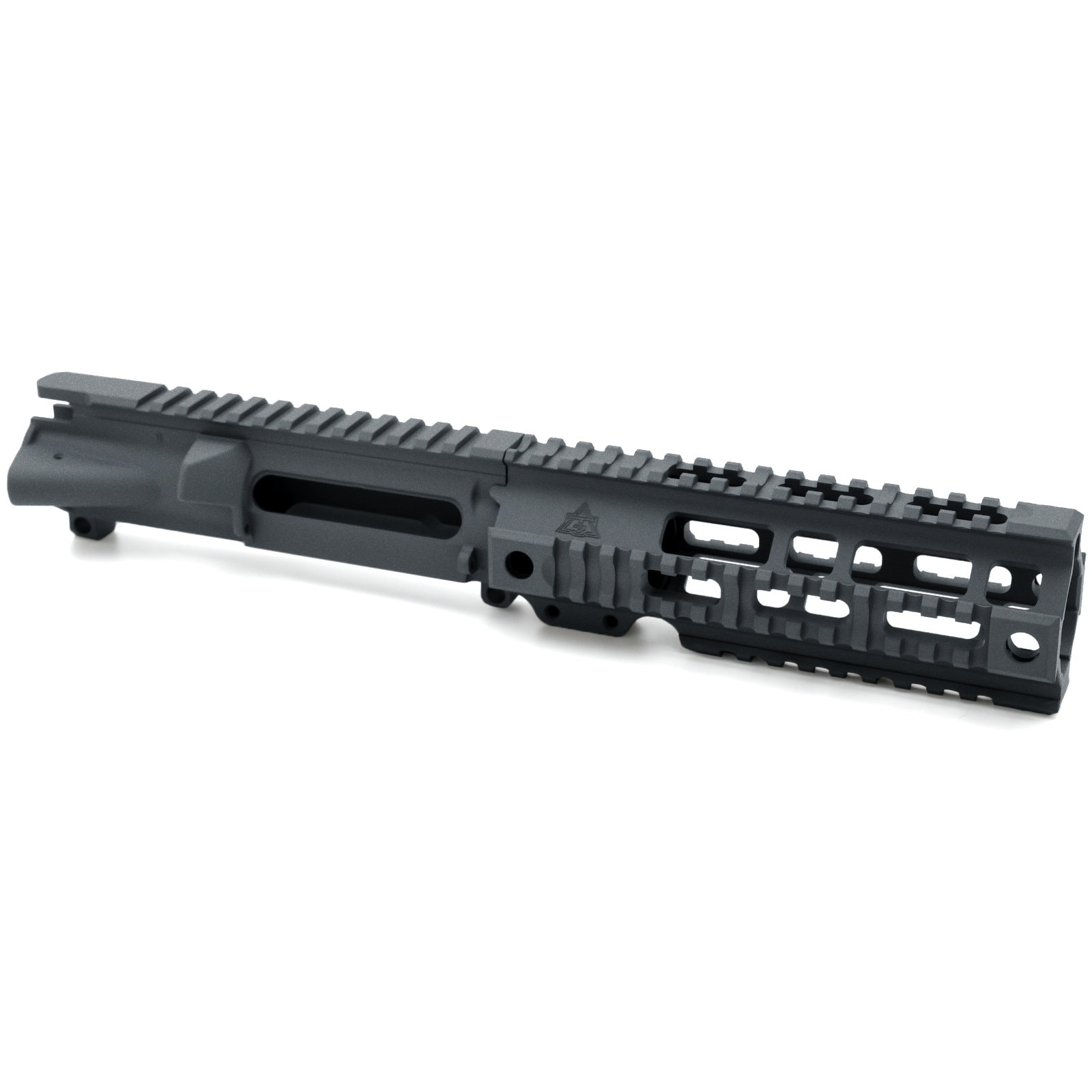 Unknown AT3(TM) Forged AR-15 Upper Receiver and Pro Quad Rail Combo - Tungsten, 7 Inch (Color: Tungsten, Length: 7 Inch)