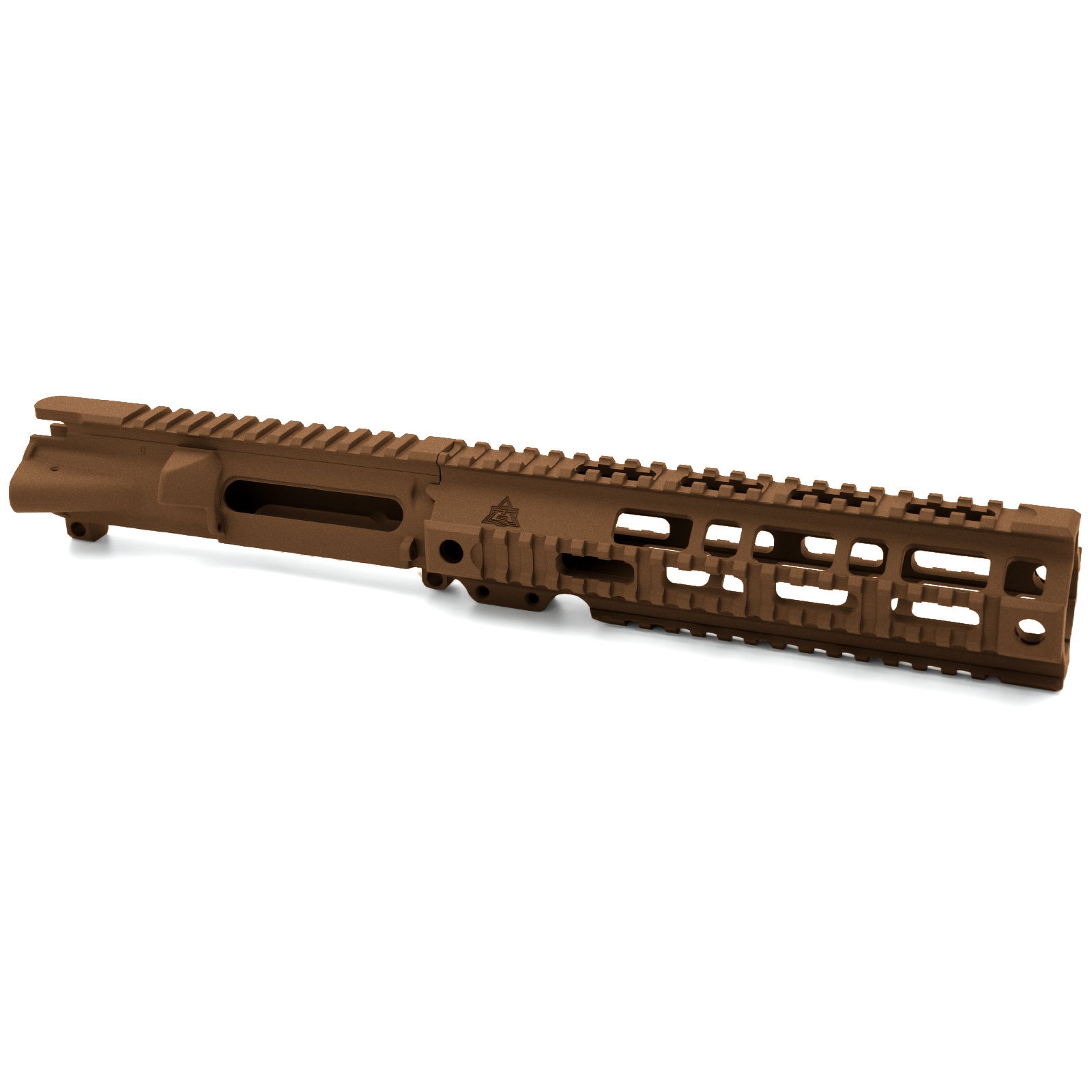 Unknown AT3(TM) Forged AR-15 Upper Receiver and Pro Quad Rail Combo - Burnt Bronze, 9 Inch (Color: Burnt Bronze, Length: 9 Inch)