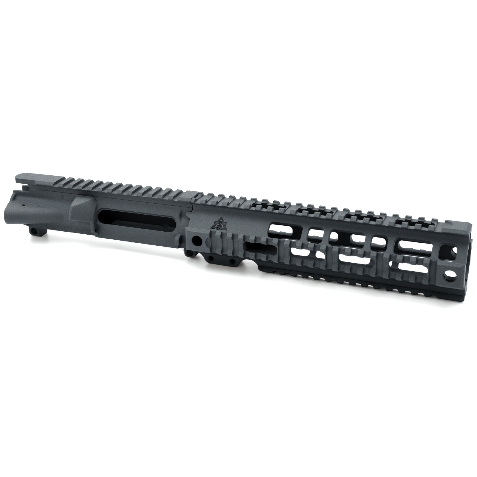 Unknown AT3(TM) Forged AR-15 Upper Receiver and Pro Quad Rail Combo - Tungsten, 9 Inch (Color: Tungsten, Length: 9 Inch)
