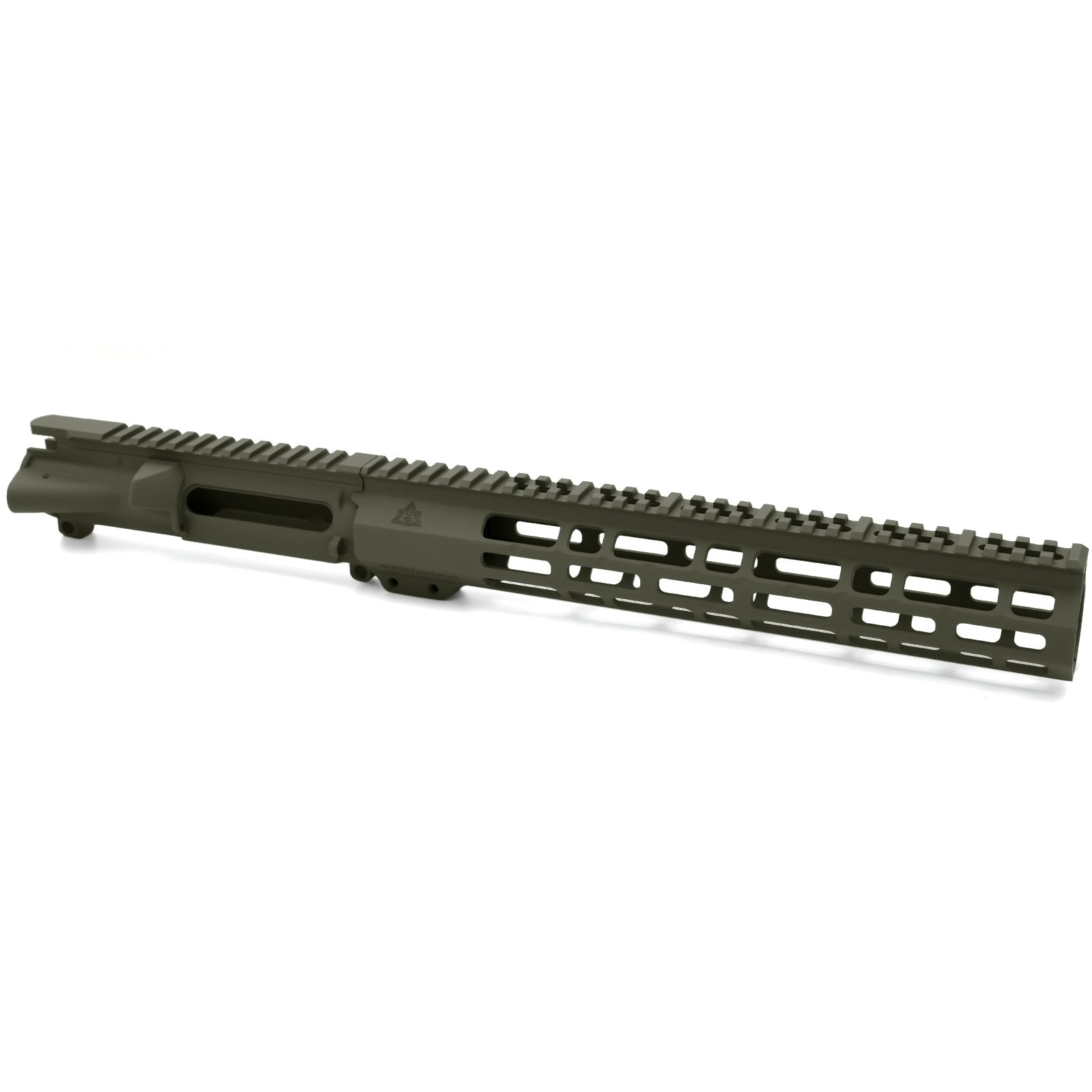 Unknown AT3(TM) Forged Upper Receiver and SPEAR Handguard Combo - OD Green, 12 Inch (Color: OD Green, Length: 12 Inch)