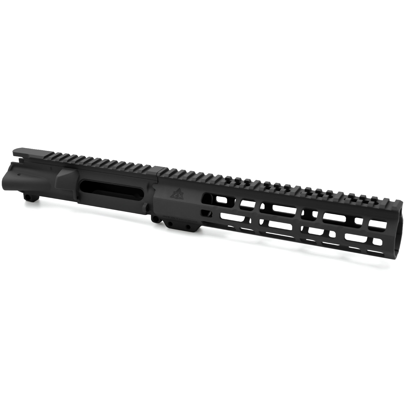 Unknown AT3(TM) Forged Upper Receiver and SPEAR Handguard Combo - Black, 9 Inch (Color: Black, Length: 9 Inch)