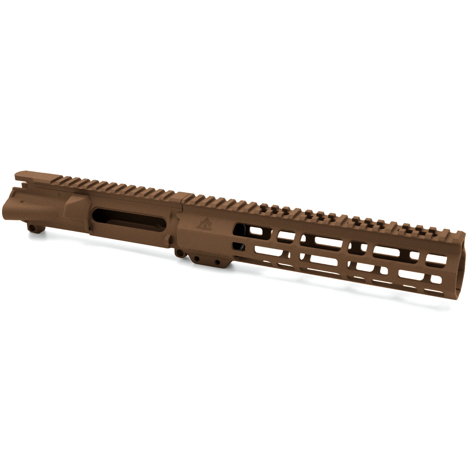 Unknown AT3(TM) Forged Upper Receiver and SPEAR Handguard Combo - Burnt Bronze, 9 Inch (Color: Burnt Bronze, Length: 9 Inch)