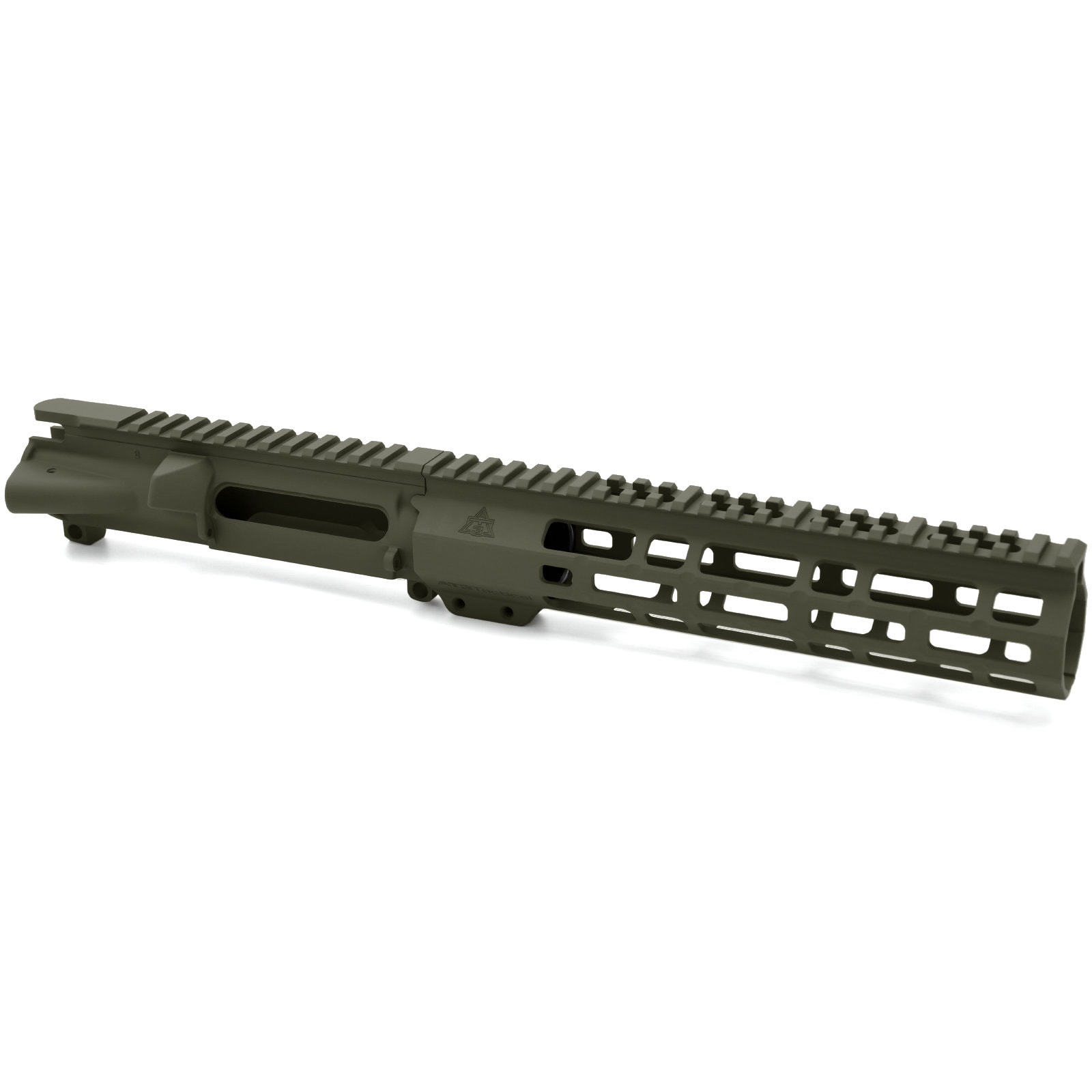 Unknown AT3(TM) Forged Upper Receiver and SPEAR Handguard Combo - OD Green, 9 Inch (Color: OD Green, Length: 9 Inch)