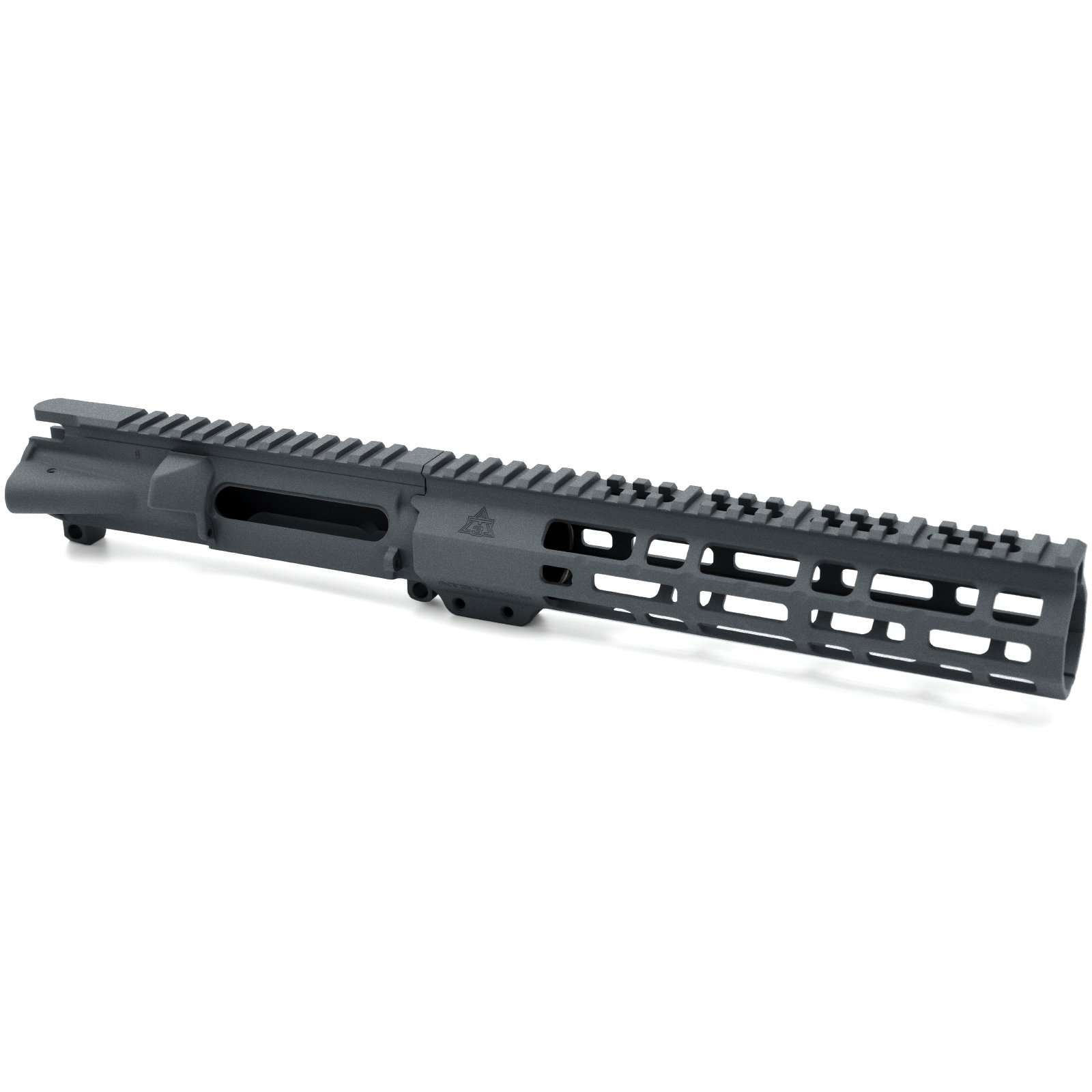 Unknown AT3(TM) Forged Upper Receiver and SPEAR Handguard Combo - Tungsten, 9 Inch (Color: Tungsten, Length: 9 Inch)