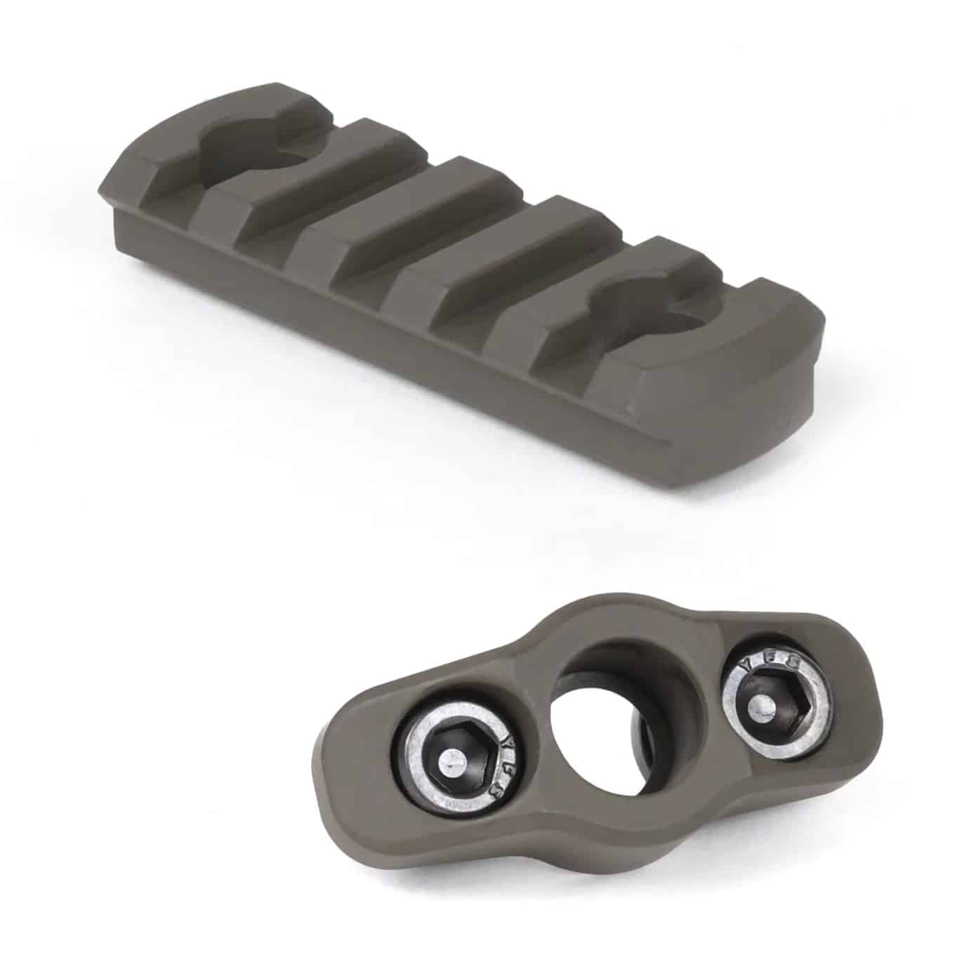 Unknown AT3(TM) M-LOK Rail Section and QD Sling Mount Combo - OD Green (Color: OD Green)