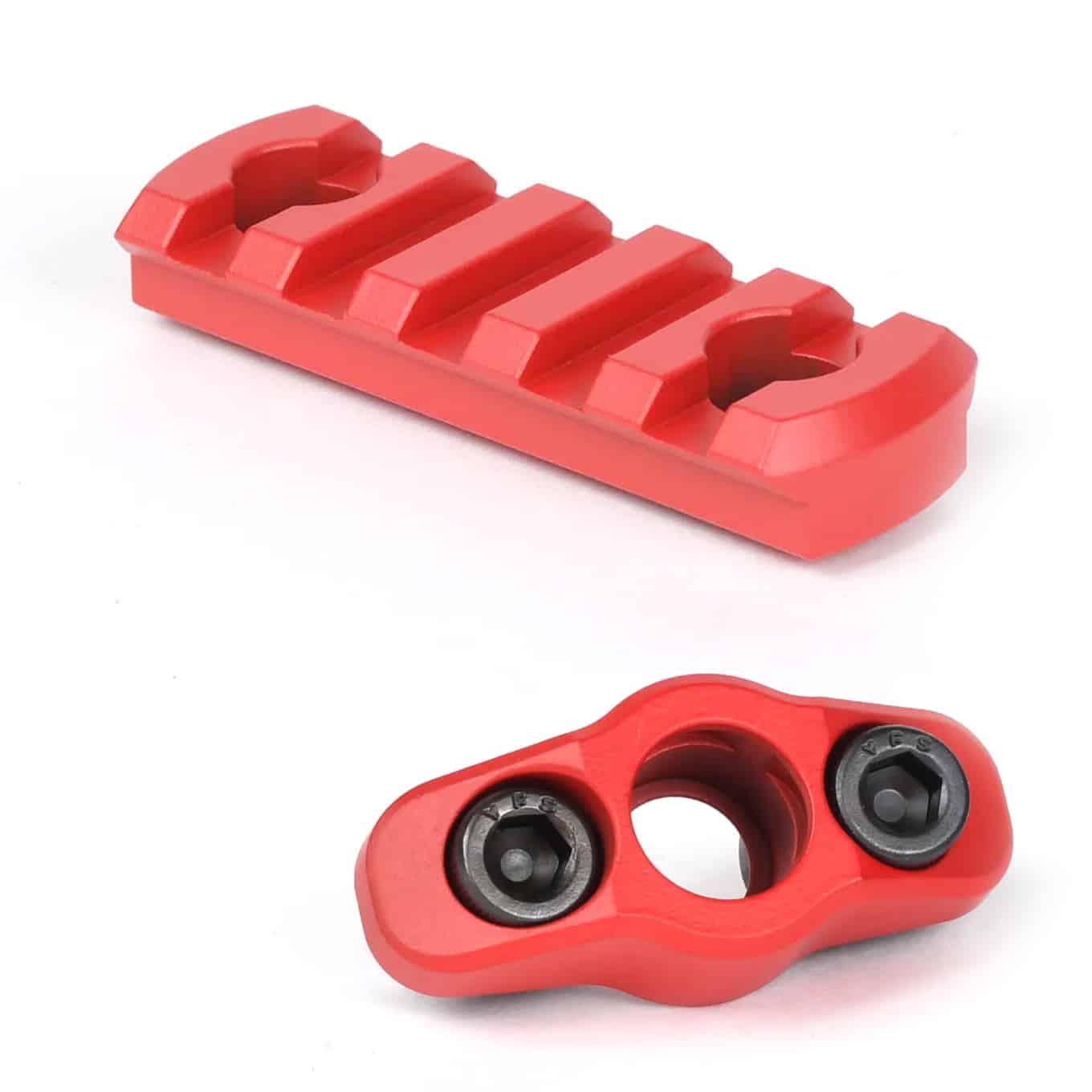 Unknown AT3(TM) M-LOK Rail Section and QD Sling Mount Combo - Red (Color: Red)