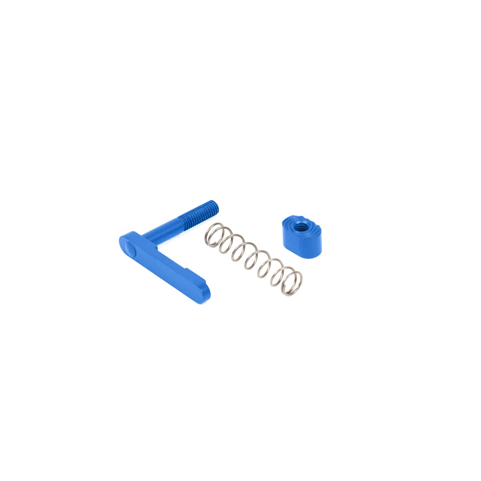 Unknown AT3 Tactical AR-15 Magazine Catch and Button Assembly - Blue (Color: Blue)