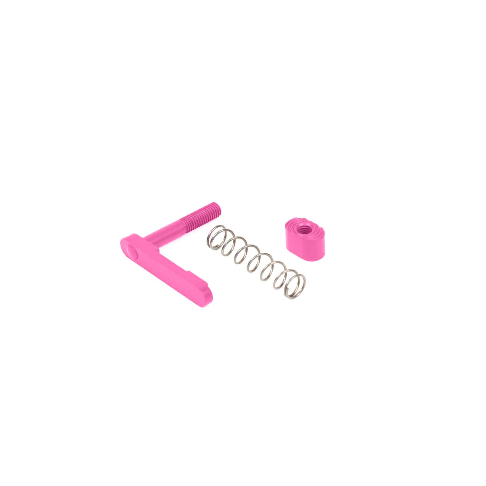 Unknown AT3 Tactical AR-15 Magazine Catch and Button Assembly - Pink (Color: Pink)