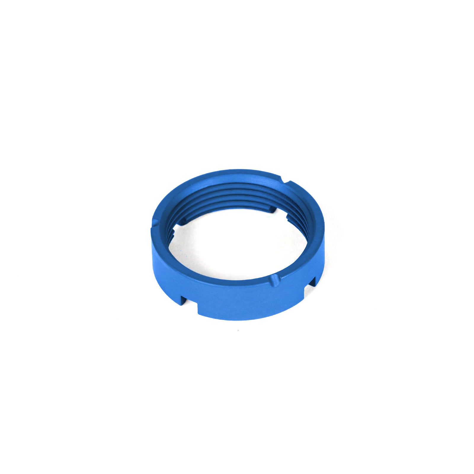 Unknown AT3(TM) Castle Nut for AR-15 Buffer Tubes - 9 Colors Available - Blue (Color: Blue)