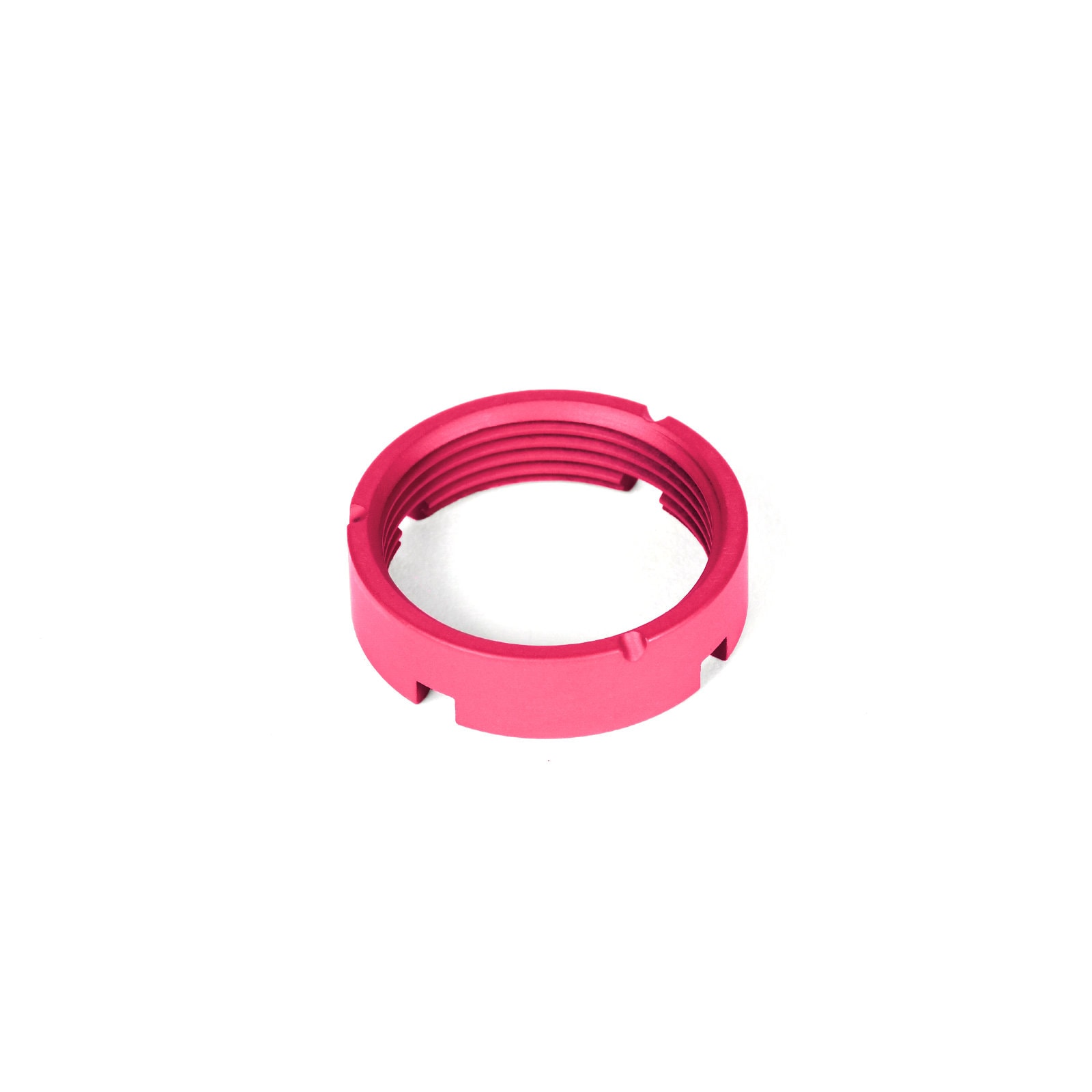 Unknown AT3(TM) Castle Nut for AR-15 Buffer Tubes - 9 Colors Available - Pink (Color: Pink)