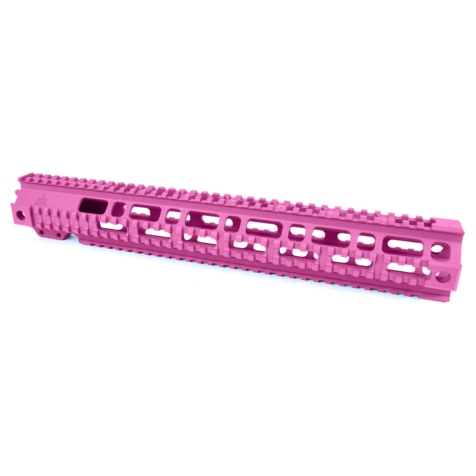 Unknown AT3(TM) Pro Quad Rail Free Float AR-15 Handguard - 7, 9, 12, & 15 Inch - Picatinny - Pink, 15 Inch (Color: Pink, Length: 15 Inch)