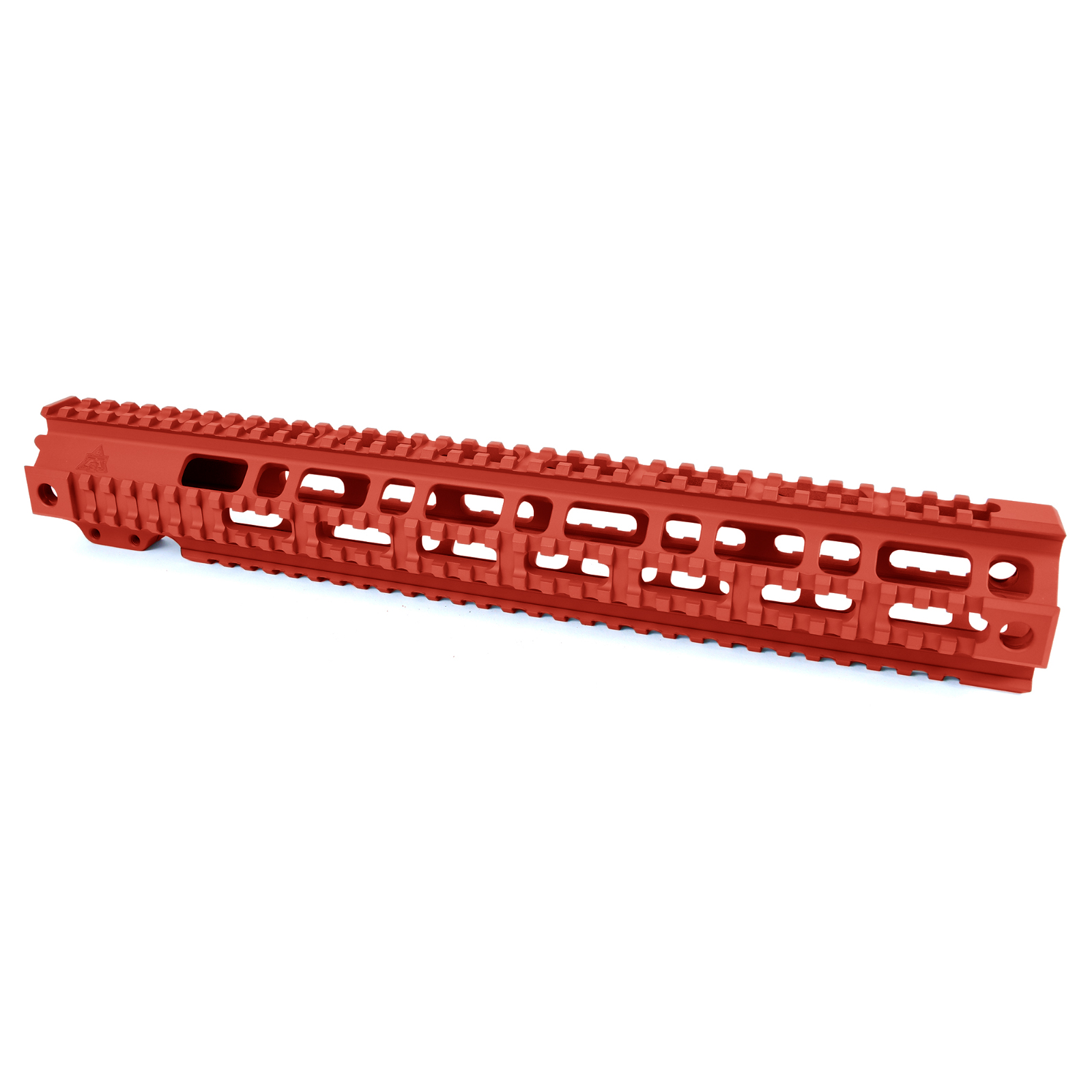 Unknown AT3(TM) Pro Quad Rail Free Float AR-15 Handguard - 7, 9, 12, & 15 Inch - Picatinny - Red, 15 Inch (Color: Red, Length: 15 Inch)