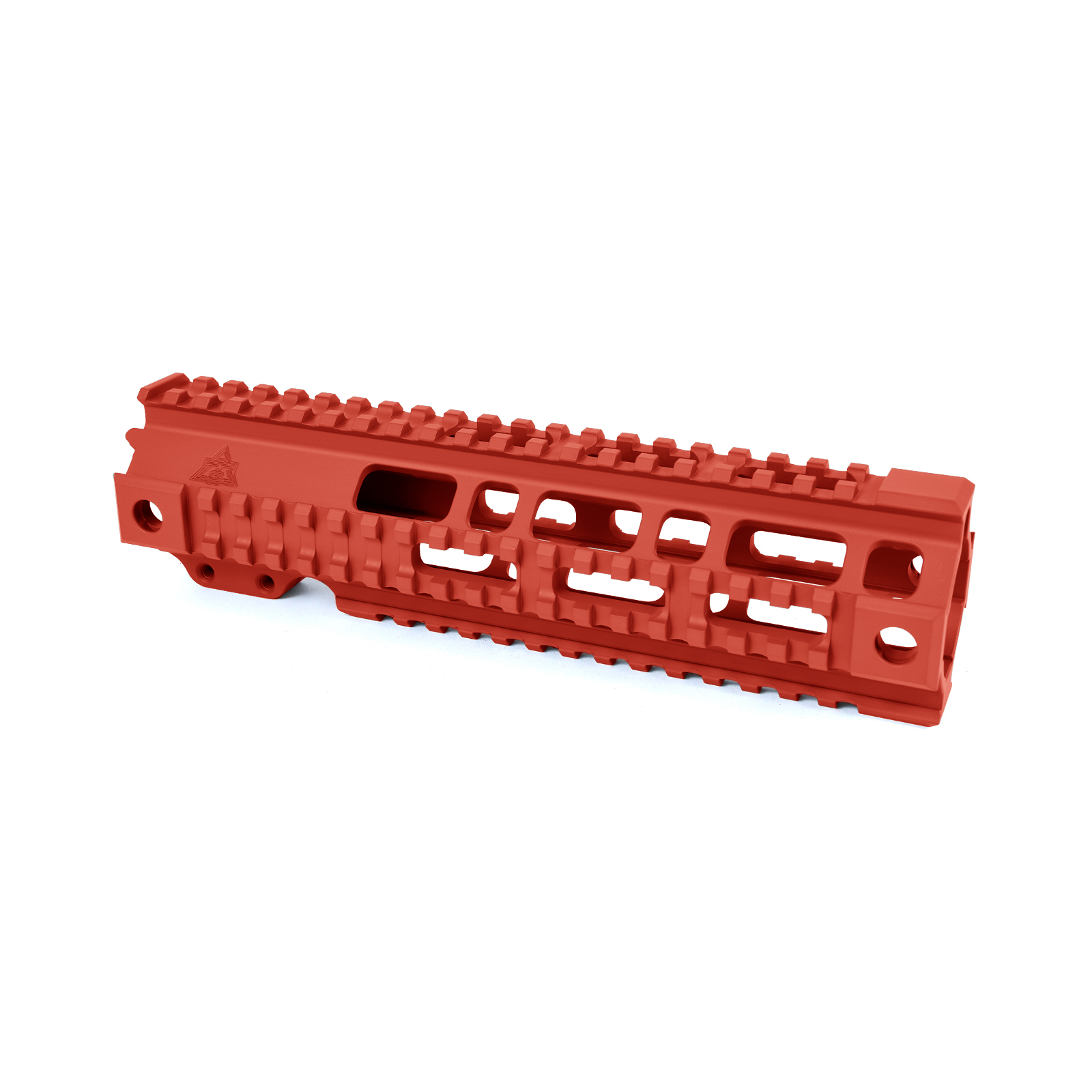 Unknown AT3(TM) Pro Quad Rail Free Float AR-15 Handguard - 7, 9, 12, & 15 Inch - Picatinny - Red, 9 Inch (Color: Red, Length: 9 Inch)