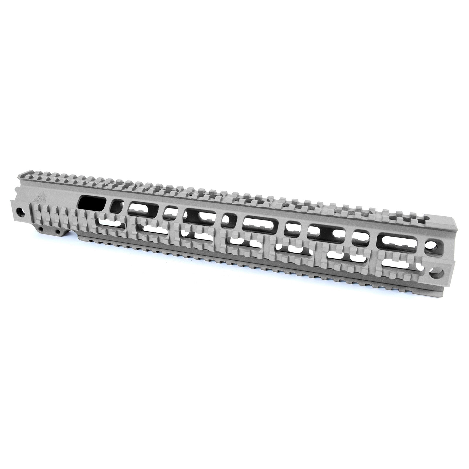 Unknown AT3(TM) Pro Quad Rail Free Float AR-15 Handguard - 7, 9, 12, & 15 Inch - Picatinny - Titanium, 15 Inch (Color: Titanium, Length: 15 Inch)