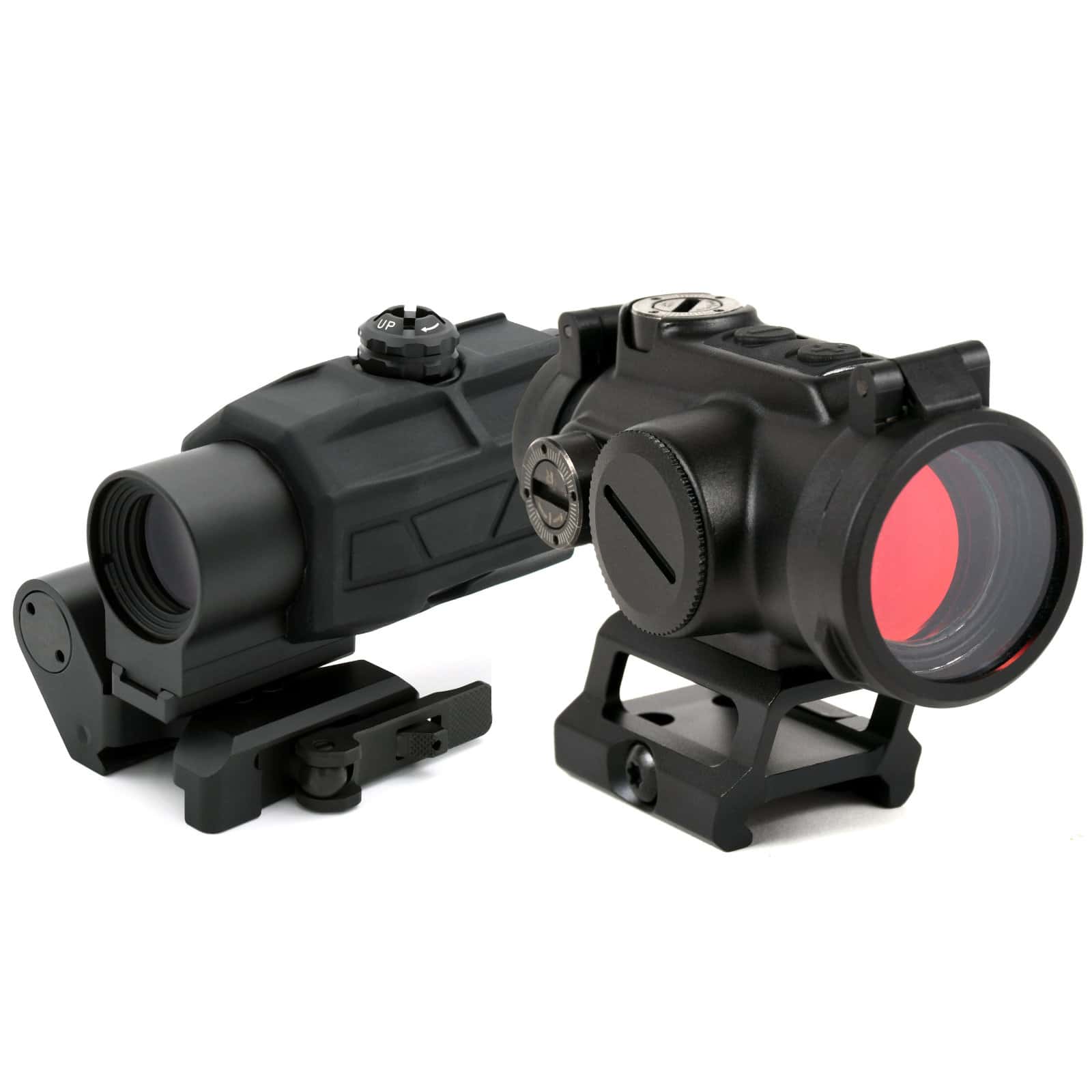 thumbnail image 2 of AT3™ Magnified Red Dot With Laser Sight Kit - AT3 LEOS & RRDM 3x Magnifier 2 of 12