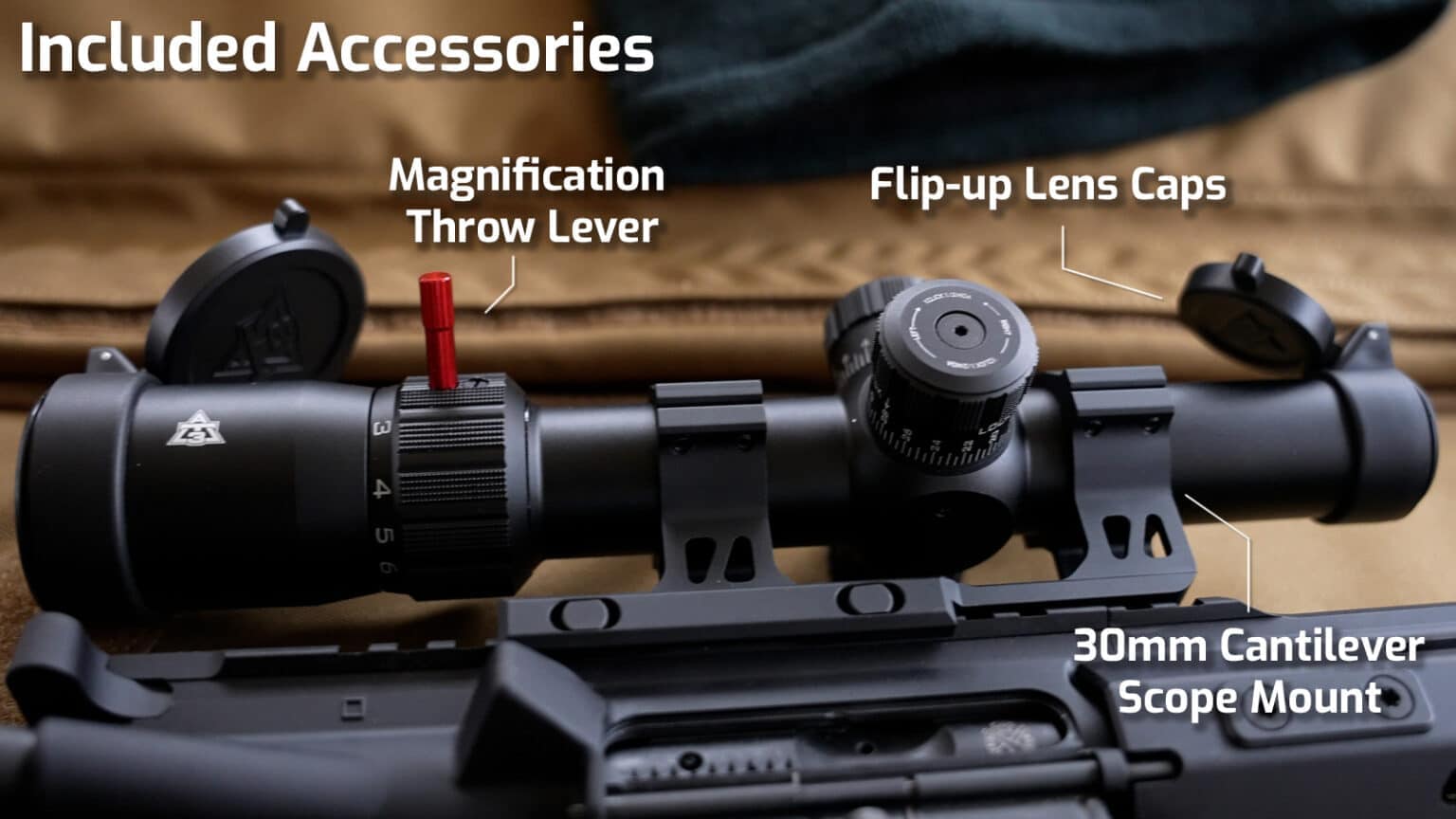 Open Box Return -AT3™ Red Tail™ Second Focal Plane 30mm Scope - MOA ...