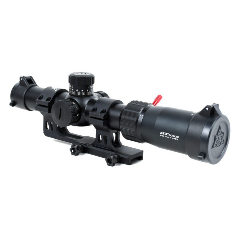 AT3 Red Tail Scopes with Locking W/E Caps and Mount | 5.56 BDC Reticle