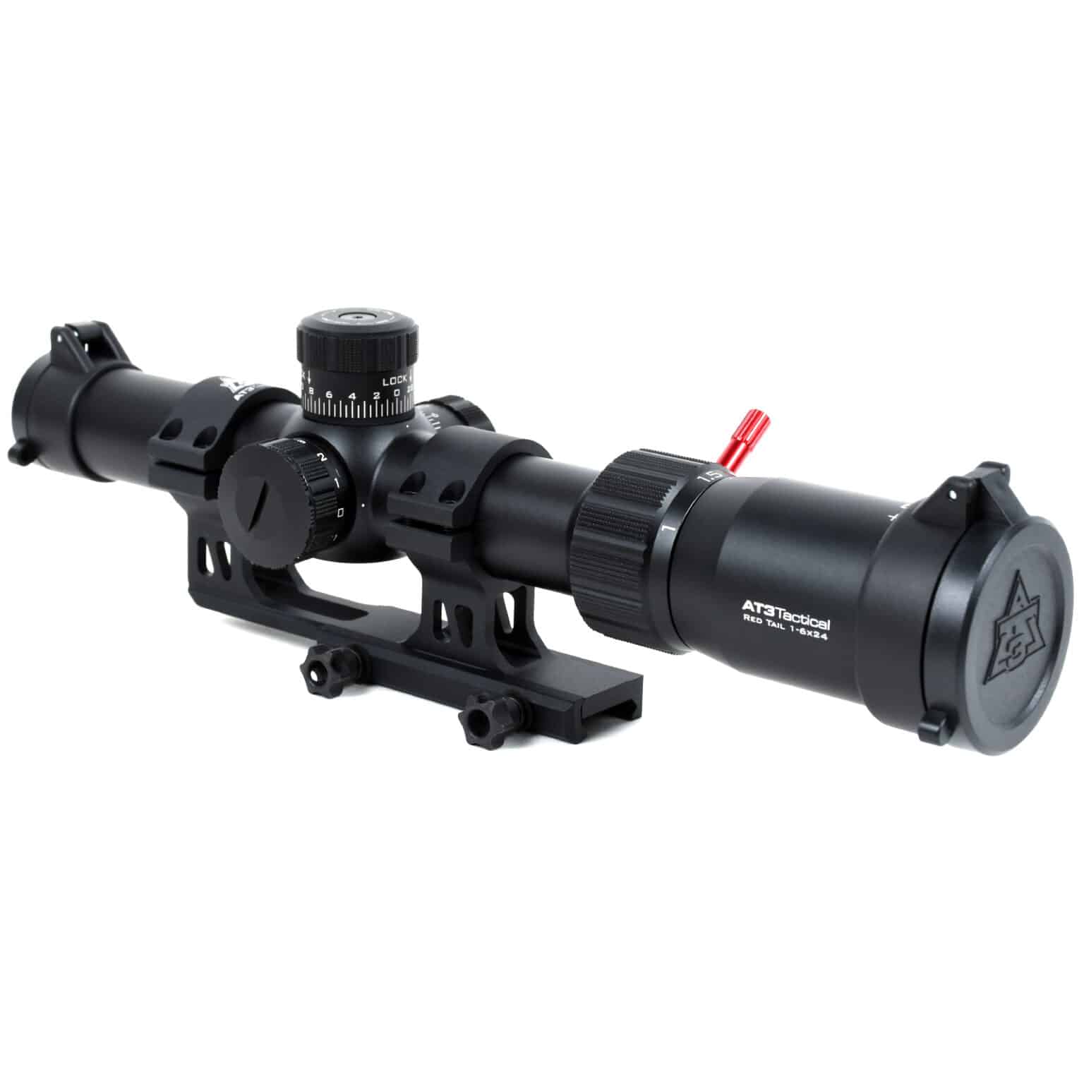 AT3 Red Tail Scopes with Locking W/E Caps and Mount | 5.56 BDC Reticle