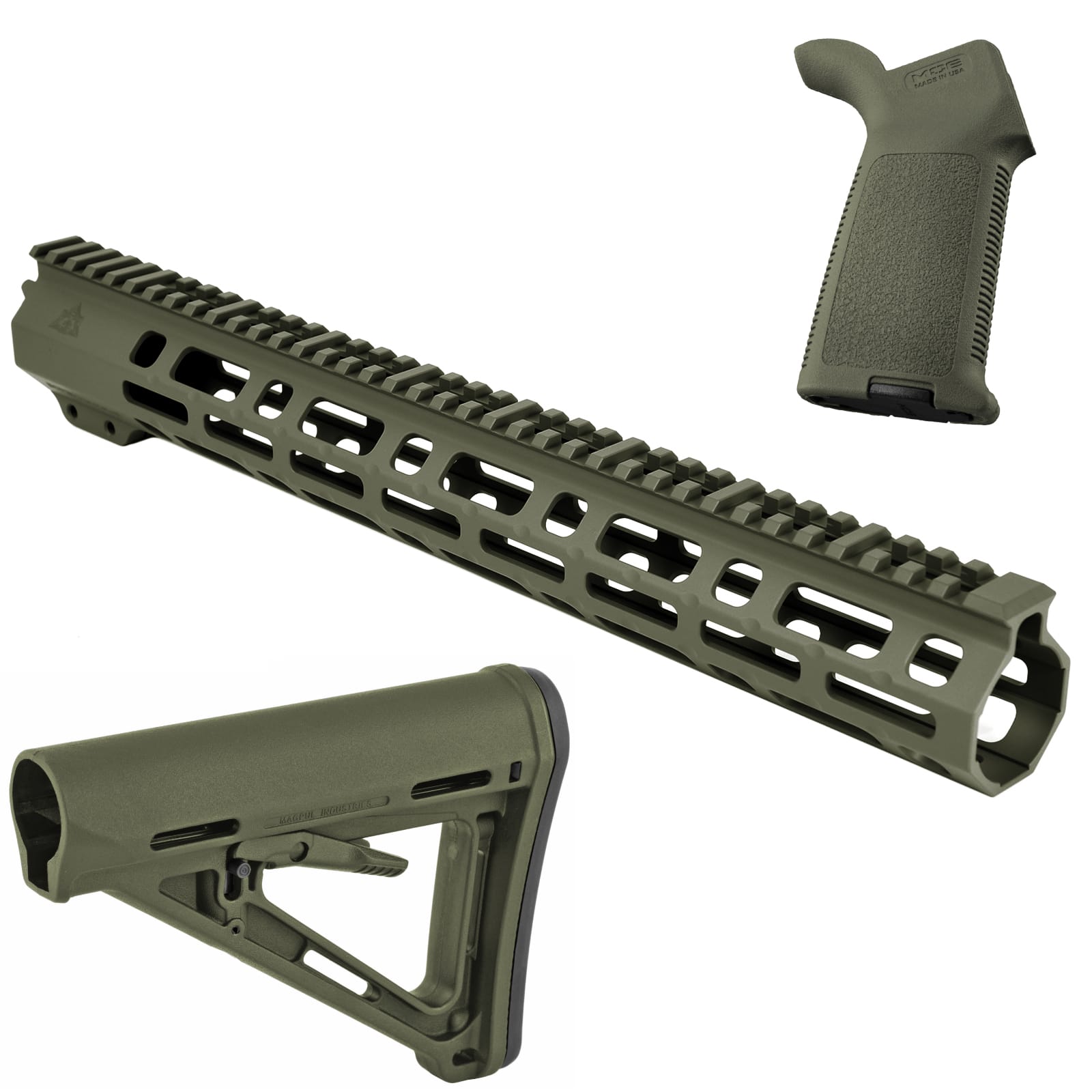 AT3 AR 15 Furniture Kit | M-LOK Handguard | Magpul Grip & Stock