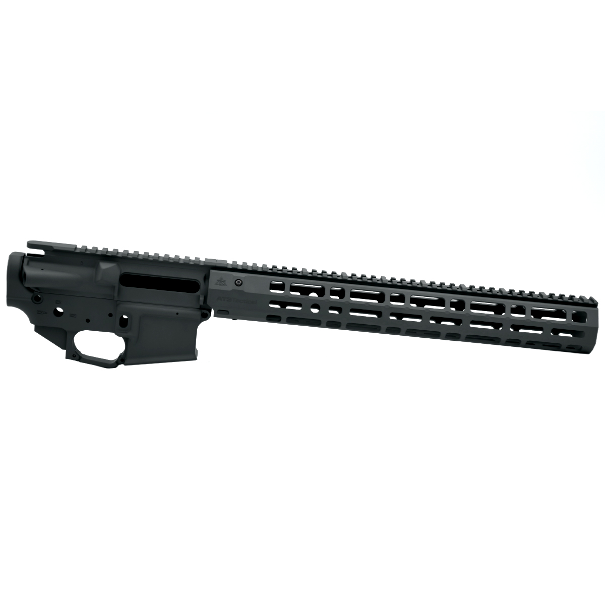 Unknown AT3(TM) AT-15 SPEAR XL Forged Suppressor Ready Builder Set - Anodized and Cerakote - Black, 15 Inch (Color: Black, Length: 15 Inch)