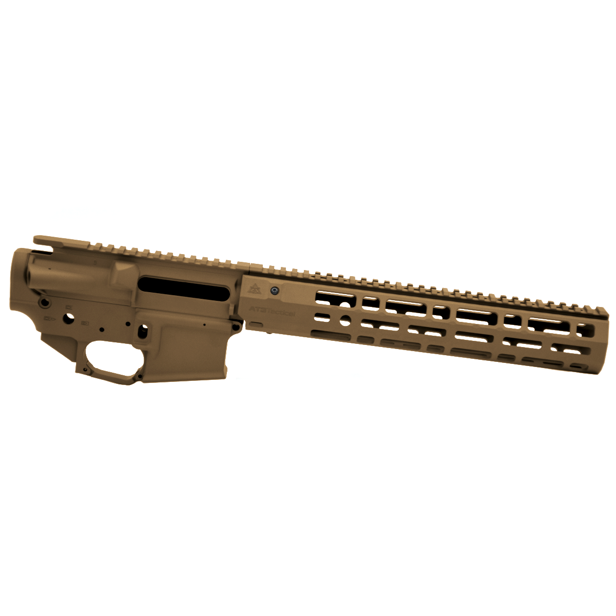 Unknown AT3(TM) AT-15 SPEAR XL Forged Suppressor Ready Builder Set - Anodized and Cerakote - Burnt Bronze, 12 Inch (Color: Burnt Bronze, Length: 12 Inch)