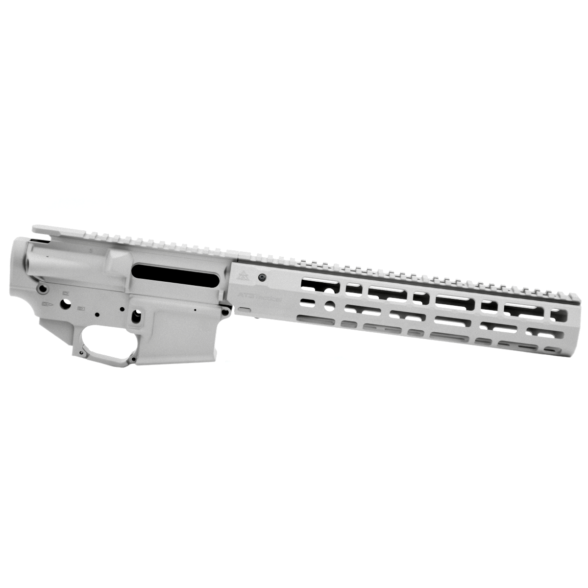 Unknown AT3(TM) AT-15 SPEAR XL Forged Suppressor Ready Builder Set - Anodized and Cerakote - Titanium, 12 Inch (Color: Titanium, Length: 12 Inch)