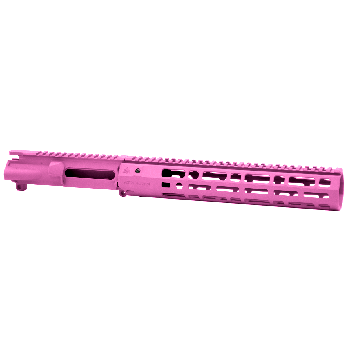 Unknown AT3(TM) Forged Upper Receiver and SPEAR XL Suppressor Ready Handguard Combo - Pink, 12 Inch (Color: Pink, Length: 12 Inch)
