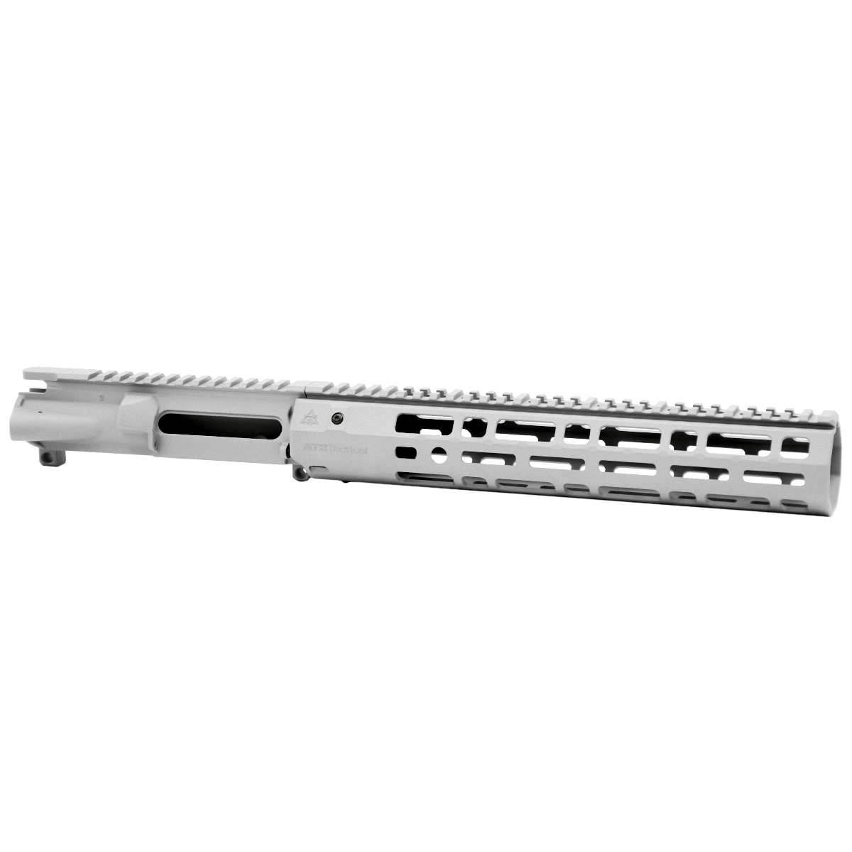 Unknown AT3(TM) Forged Upper Receiver and SPEAR XL Suppressor Ready Handguard Combo - Titanium, 12 Inch (Color: Titanium, Length: 12 Inch)