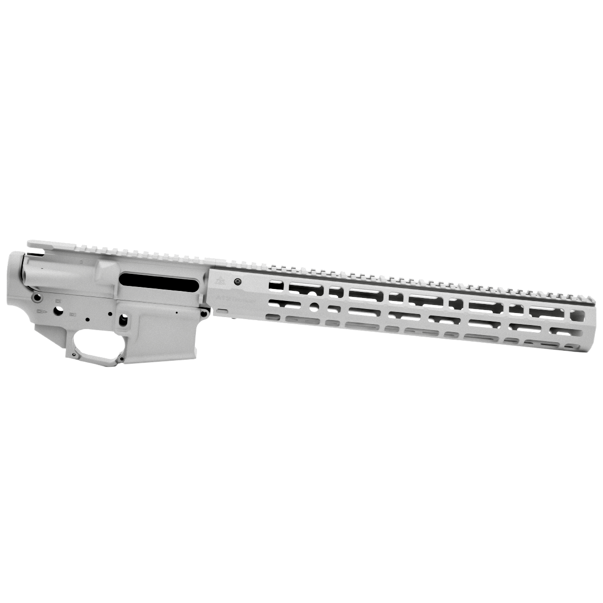 Unknown AT3(TM) AT-15 SPEAR XL Forged Suppressor Ready Builder Set - Anodized and Cerakote - Titanium, 15 Inch (Color: Titanium, Length: 15 Inch)