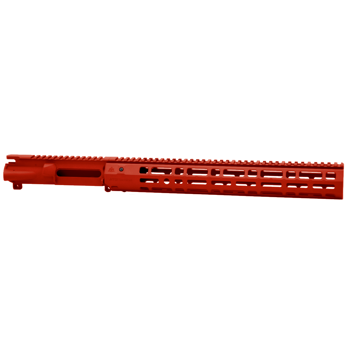 Unknown AT3(TM) Forged Upper Receiver and SPEAR XL Suppressor Ready Handguard Combo - Red, 15 Inch (Color: Red, Length: 15 Inch)