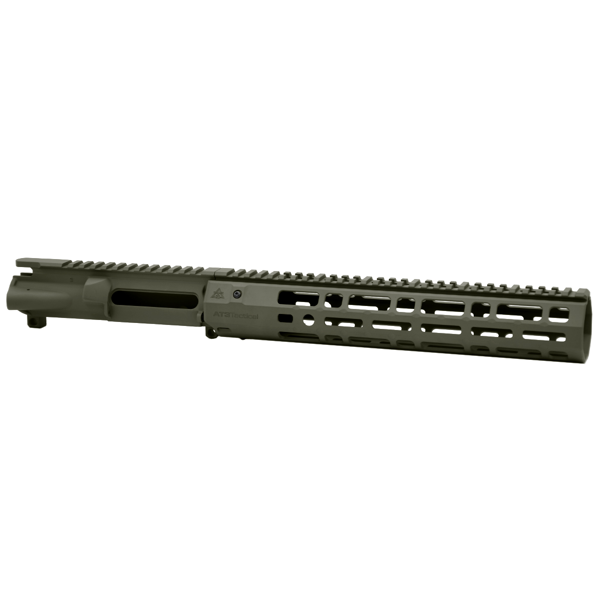 Unknown AT3(TM) Forged Upper Receiver and SPEAR XL Suppressor Ready Handguard Combo - OD Green, 12 Inch (Color: OD Green, Length: 12 Inch)