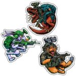 AT3 Tactical Limited Edition Sticker Pack Bundle – Packs #1-5