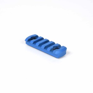 AT3™ M-LOK Rail Section - 5 or 7 Slots - Made in USA - 5 Slots - Blue