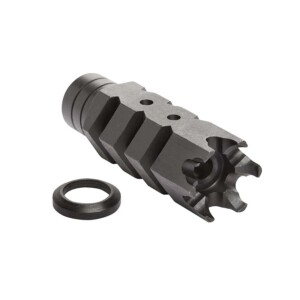Open Box Return -ATI AR-15 Shark Muzzle Brake w/Crush Washer - .223/5.56 NATO 1/2×28