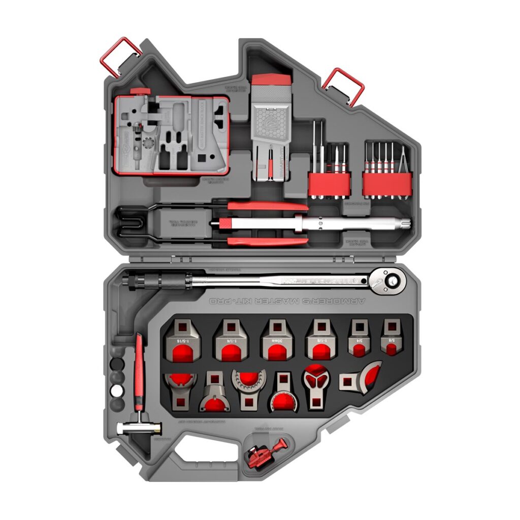 Real Avid Armorer's Master Kit - AR15 PRO - Gray Carry Case
