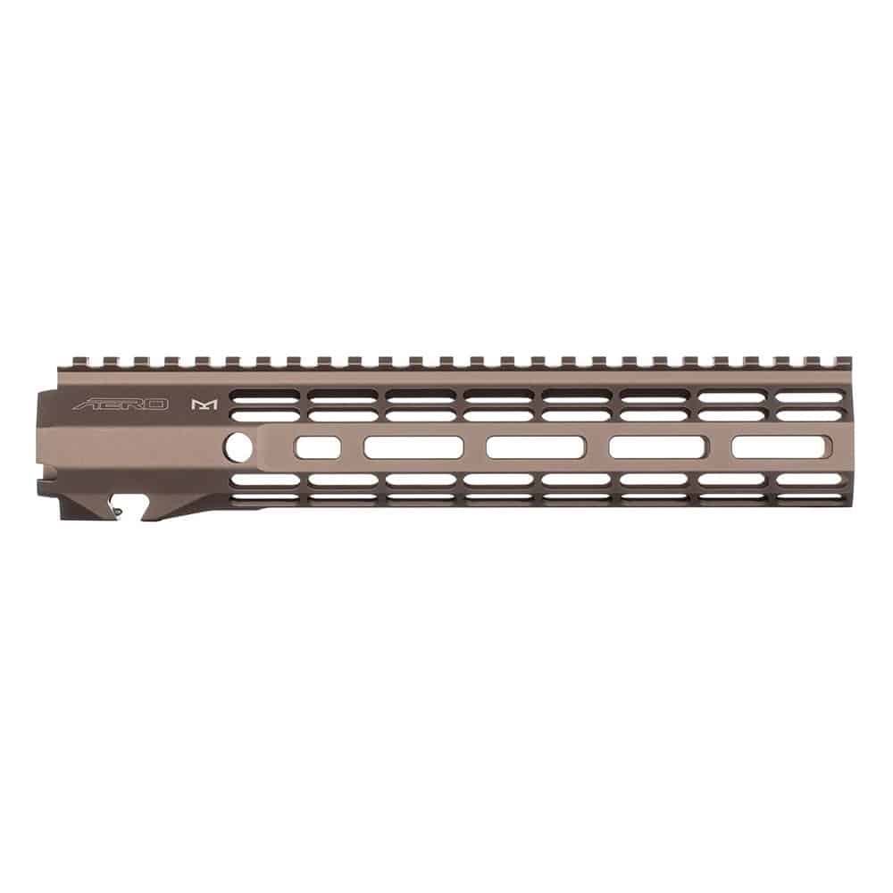 Unknown Aero Precision ATLAS R-ONE free Float Handguard - M-LOK - Full Top Rail - 6 Lengths Available - Anodized Kodiak Brown, 10.3 inch (Color: Anodized Kodiak Brown, Length: 10.3 inch)