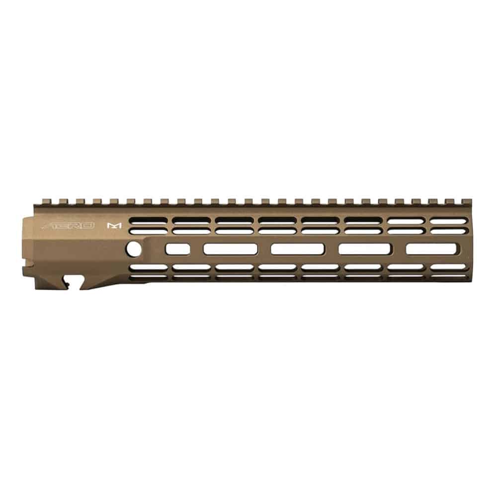 Unknown Aero Precision ATLAS R-ONE free Float Handguard - M-LOK - Full Top Rail - 6 Lengths Available - Burnt Bronze, 10.3 inch (Color: Burnt Bronze, Length: 10.3 inch)