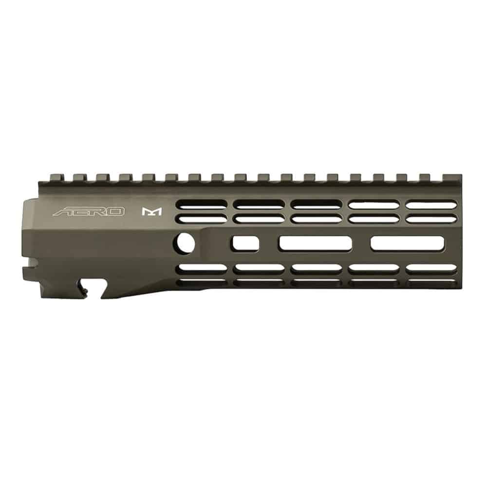 Unknown Aero Precision ATLAS R-ONE free Float Handguard - M-LOK - Full Top Rail - 6 Lengths Available - OD Green, 7.3 inch (Color: OD Green, Length: 7.3 inch)