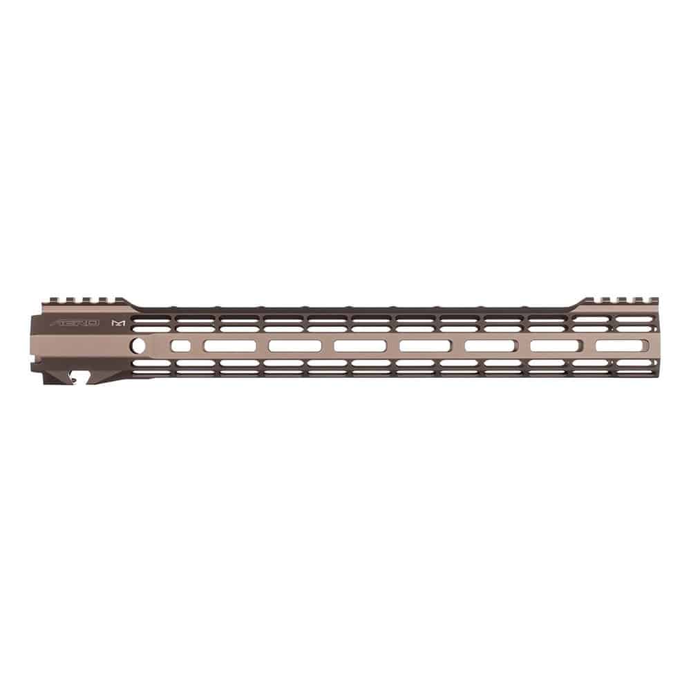 Unknown Aero Precision Atlas S-One Free Float AR-15 Handguard - M-LOK - 6 Lengths Available - Anodized Kodiak Brown, 15 Inch (Color: Anodized Kodiak Brown, Length: 15 Inch)