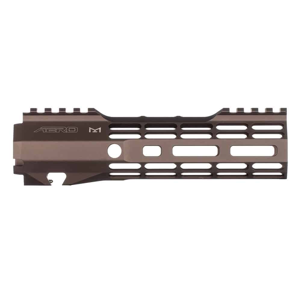 Unknown Aero Precision Atlas S-One Free Float AR-15 Handguard - M-LOK - 6 Lengths Available - Anodized Kodiak Brown, 7.3 inch (Color: Anodized Kodiak Brown, Length: 7.3 inch)