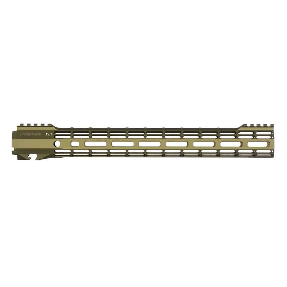 Unknown Aero Precision Atlas S-One Free Float AR-15 Handguard - M-LOK - 6 Lengths Available - Anodized OD Green, 15 Inch (Color: Anodized OD Green, Length: 15 Inch)