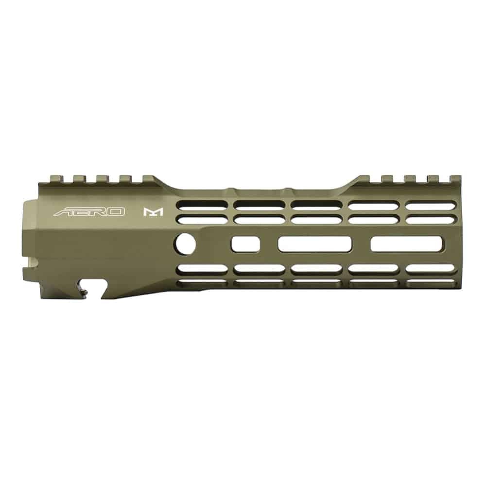 Unknown Aero Precision Atlas S-One Free Float AR-15 Handguard - M-LOK - 6 Lengths Available - Anodized OD Green, 7.3 inch (Color: Anodized OD Green, Length: 7.3 inch)