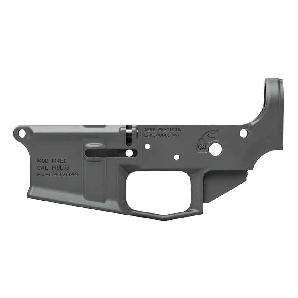 Unknown Aero Precision M4E1 AR-15 Lower Receiver - Gray (Color: Gray)