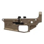 Aero Precision M4E1 Pro Ambidextrous AR-15 Lower - Anodized Kodiak Brown (1)