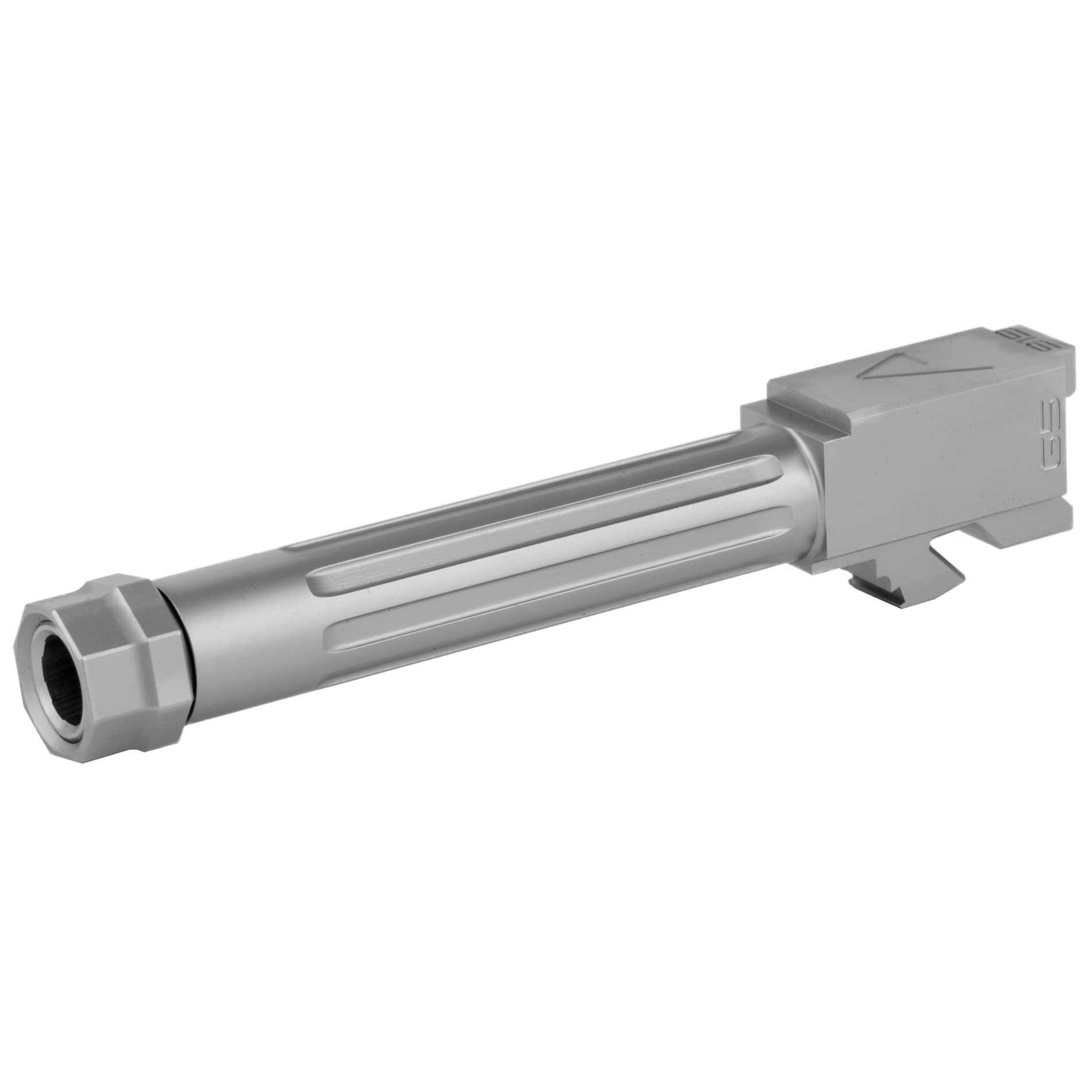 Unknown Discontinued: Agency Arms Mid Line Threaded Barrel for Glock 19 Gen 5 - Stainless Steel (Color: Stainless Steel)