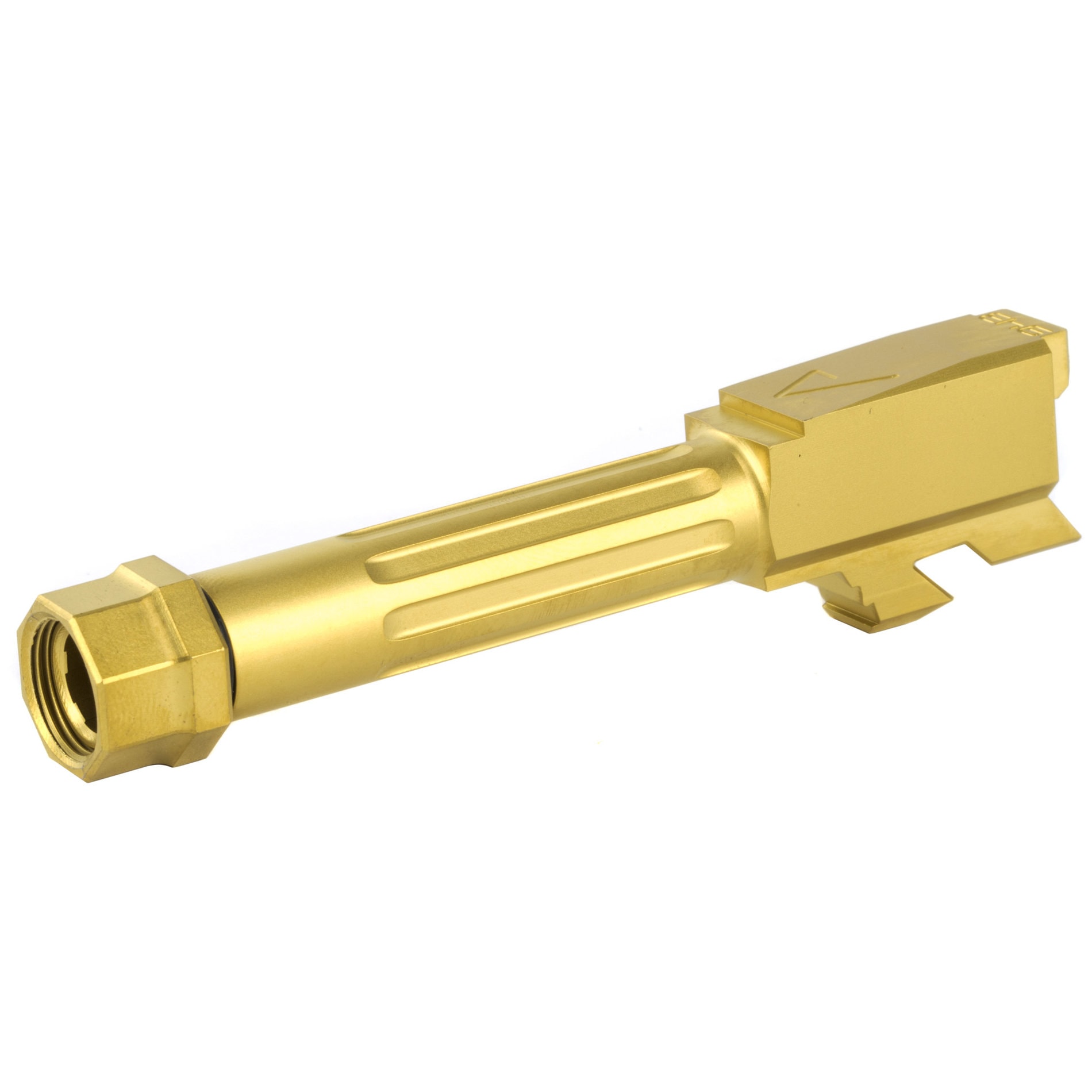 Unknown Discontinued: Agency Arms Mid Line Threaded Barrel for Glock 43/43X - Gold (Color: Gold)