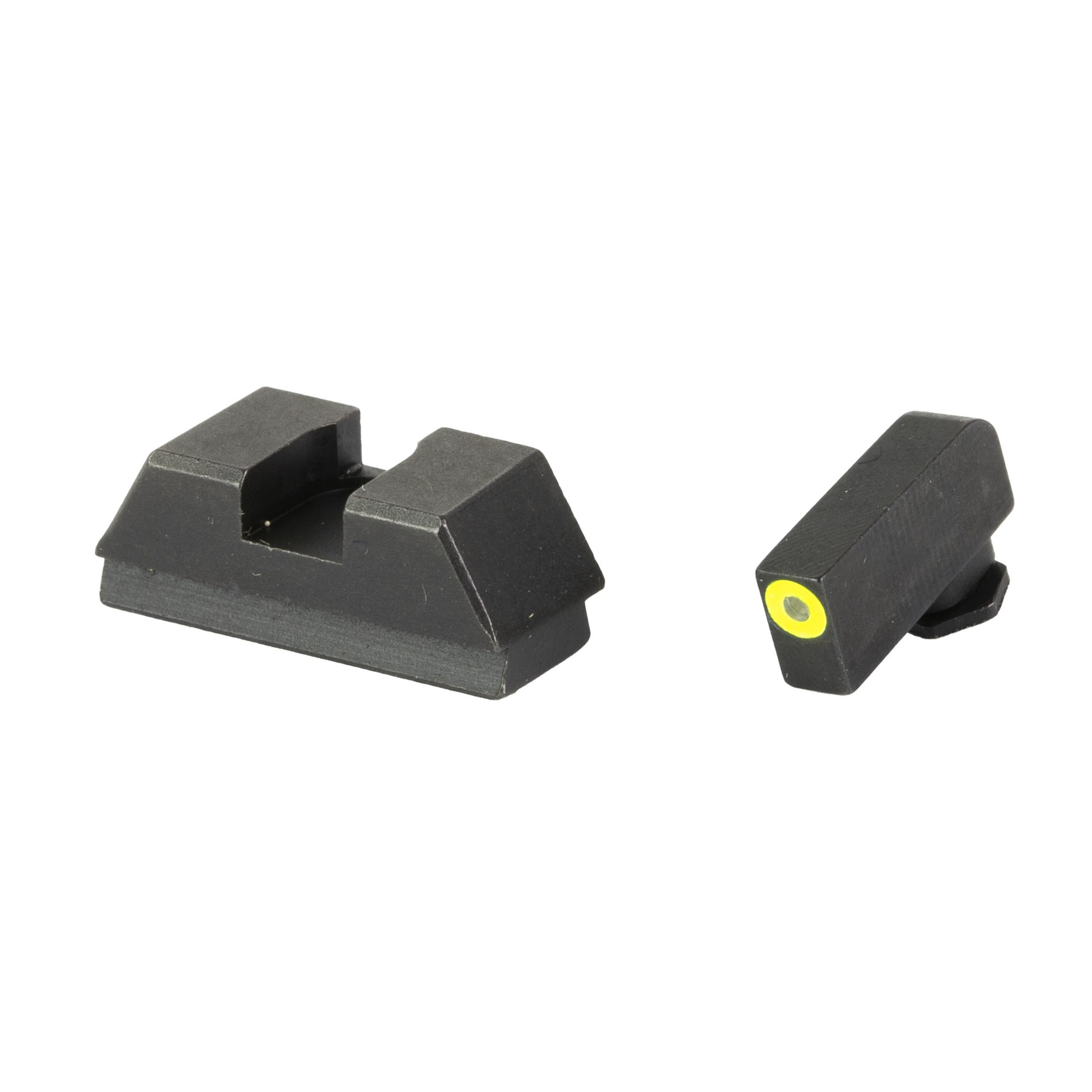 Unknown AmeriGlo Optic Compatible Tritium Iron Sight Set for Glock 43X/48 - Yellow (Color: Yellow)