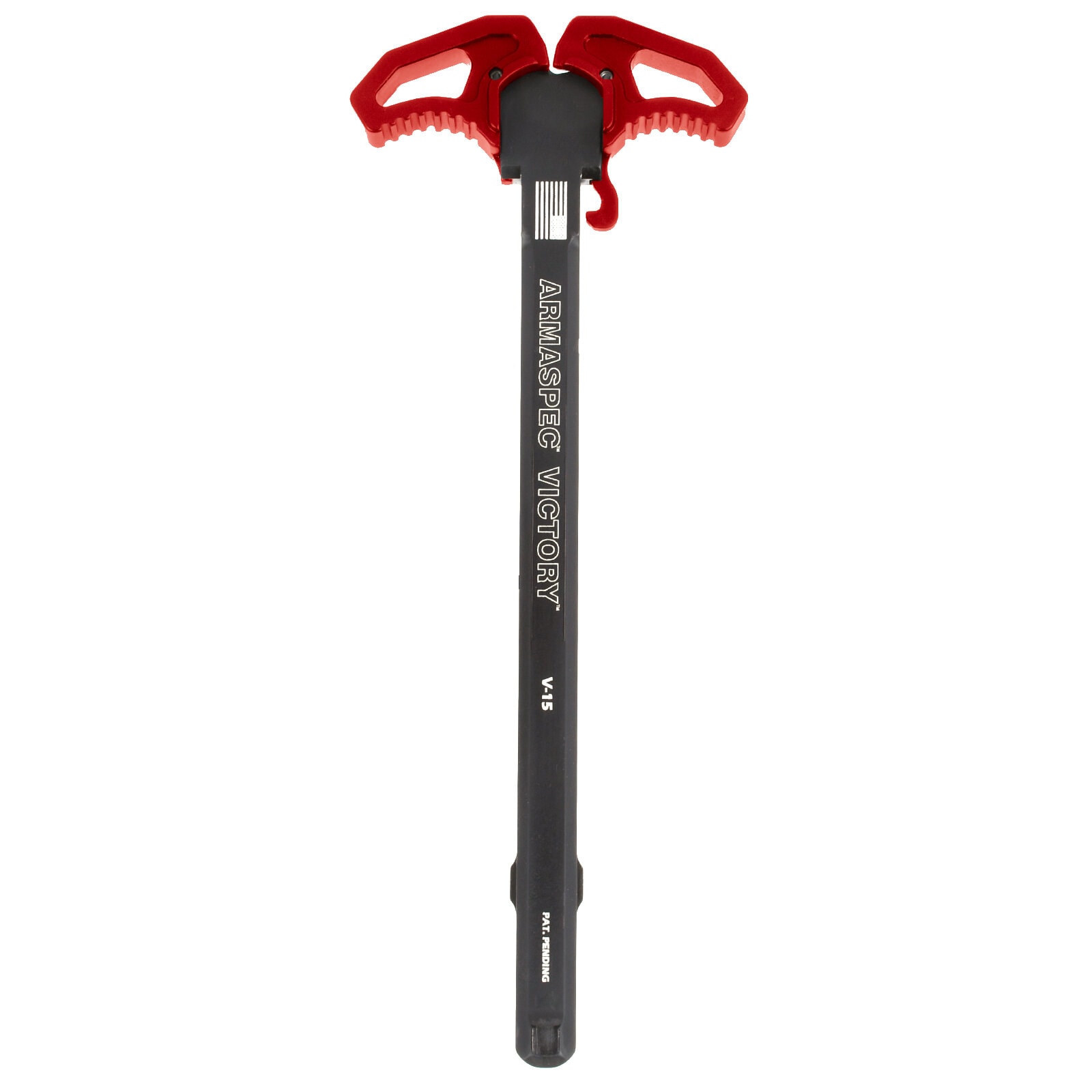 Unknown Armaspec Victory Compact Ambidextrous AR-15 Charging Handle - Red (Color: Red)